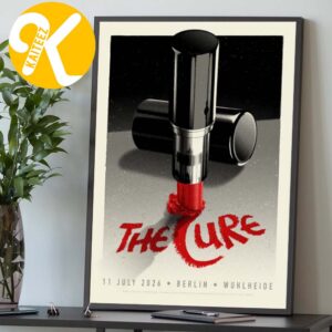 The Cure Merch Berlin July 11 2026 Limited Edition Event Poster