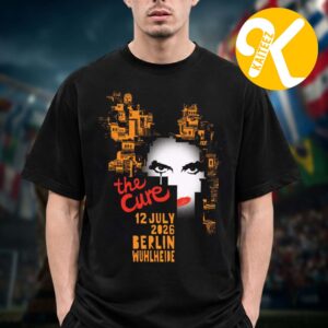 The Cure Merch Berlin July 12 2026 Event Unisex T-Shirt