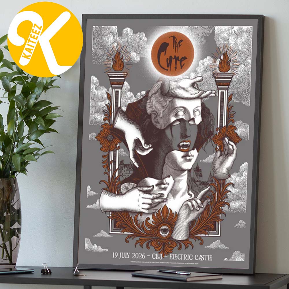 The Cure Merch Cluj 2026 Limited Edition Event Poster The Cure Merch Cluj 2026 Limited Edition Event Poster