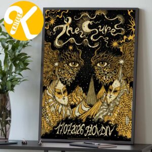 The Cure Merch Plovdiv 2026 Limited Edition Event Poster