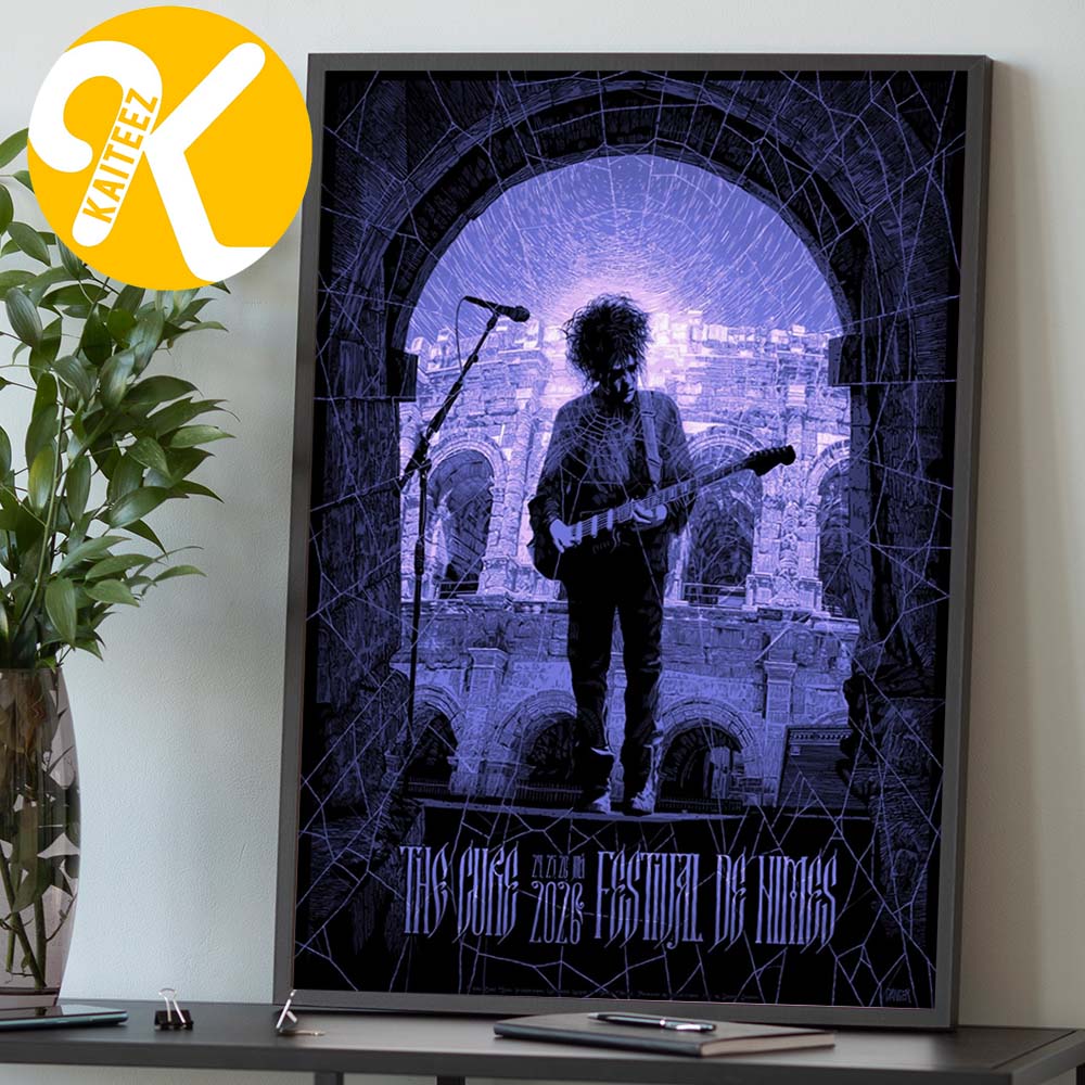 The Cure Nimes FR Event Poster Night 1 At Festival De Nimes In Nimes FR On July 24 2026 Home Decor Poster Canvas The Cure Nimes FR Event Poster Night 1 At Festival De Nimes In Nimes FR On July 24 2026 Home Decor Poster Canvas
