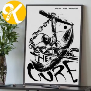 The Cure Open’er Festival 2026 Limited Edition Poster In Gdynia On July 4 2026 Home Decor Poster Canvas