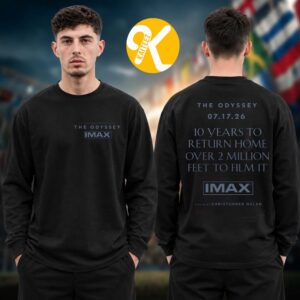 The Odyssey Film x Travis Scott Cactus Jack Collab Merch Exclusive Event Two Sided Longsleeve Shirt