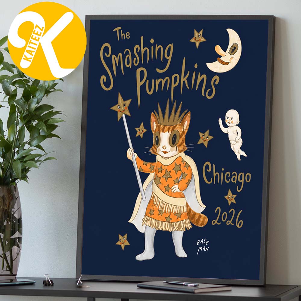 The Smashing Pumpkins Chicago Pop Up Merch Exclusive Collab Baseman Home Decor Poster Canvas The Smashing Pumpkins Chicago Pop Up Merch Exclusive Collab Baseman Home Decor Poster Canvas