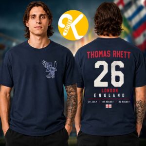 Thomas Rhett London UK Exclusive Tee Navy Two Sided Unisex T-Shirt