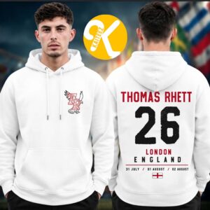 Thomas Rhett London UK Exclusive Tee White Two Sided Unisex Hoodie