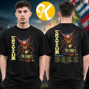 Trivium Band The Crown In The Grave Tour 2026 North America Tour Dates Two Sided Unisex T-Shirt