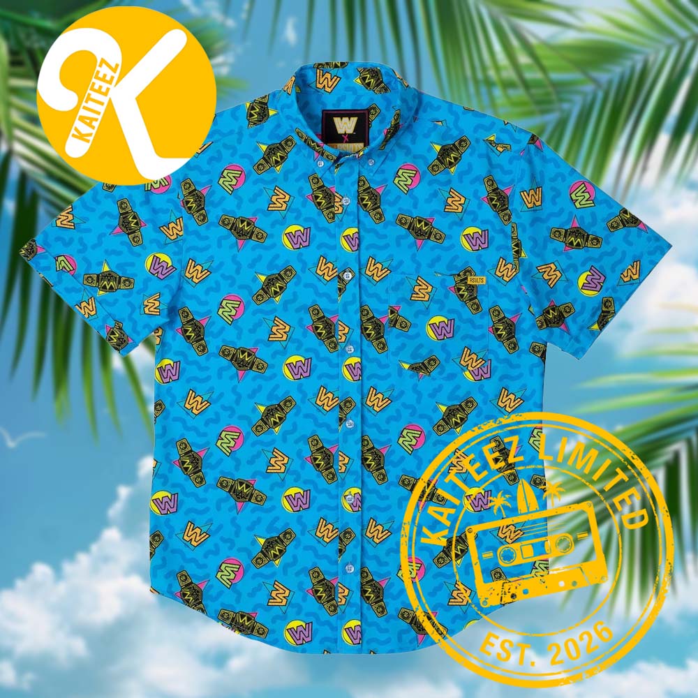 WWE In Your House RSVLTLS Collection Summer Hawaiian Shirt WWE In Your House RSVLTLS Collection Summer Hawaiian Shirt