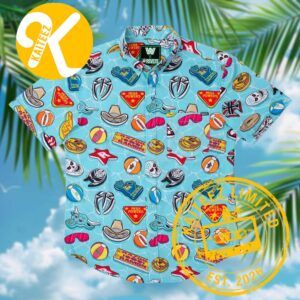 WWE Pool Party RSVLTLS Collection Summer Hawaiian Shirt