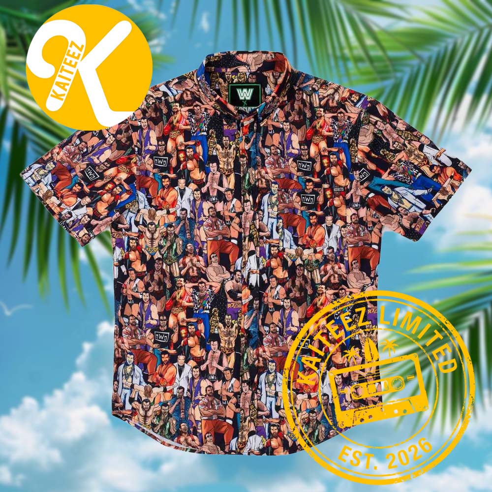 WWE Scott Hall The Tribute RSVLTLS Collection Summer Hawaiian Shirt WWE Scott Hall The Tribute RSVLTLS Collection Summer Hawaiian Shirt
