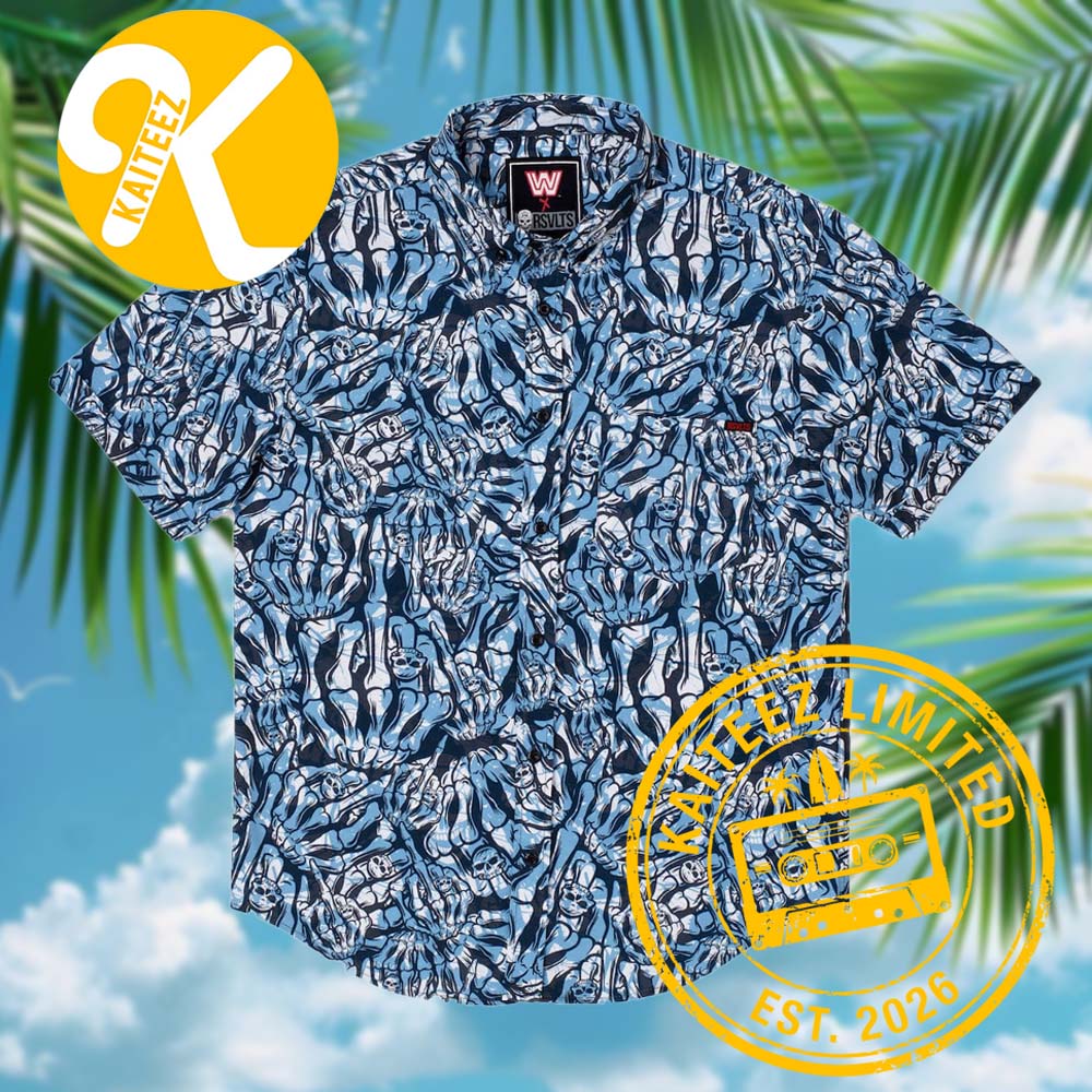 WWE Stone Cold Steve Austin Stone Cold Salute RSVLTLS Collection Summer Hawaiian Shirt WWE Stone Cold Steve Austin Stone Cold Salute RSVLTLS Collection Summer Hawaiian Shirt