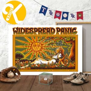 Widespread Panic Event Poster At Hayden Homes Amphitheater In Bend OR On July 10 11 2026 Home Decor Poster Canvas