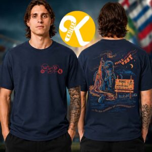Widespread Panic Event Tee At Snow King Mountain In Jackson Hole WY On July 5 2026 Navy Two Sided Unisex T-Shirt