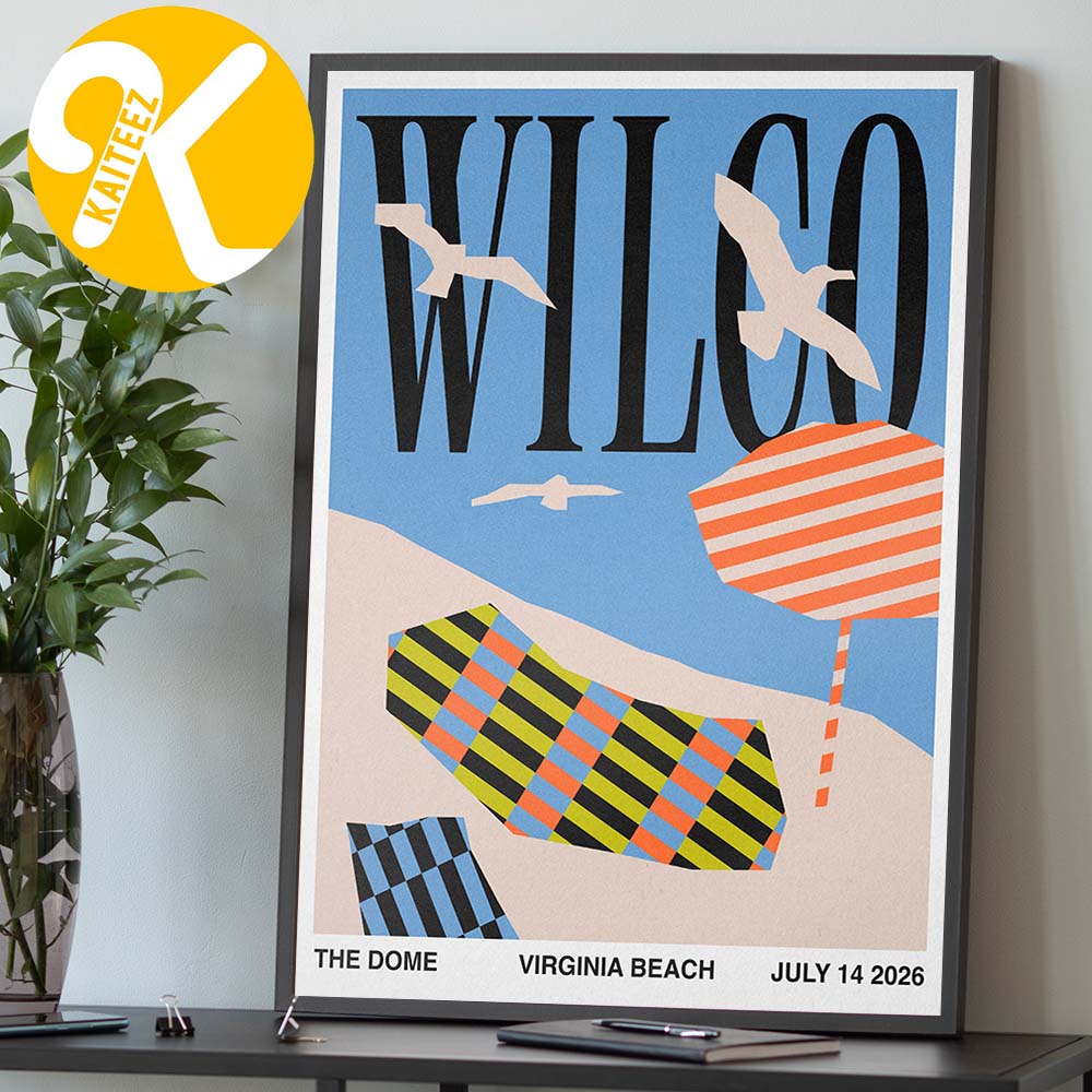 Wilco Band Virginia Beach VA Event Poster At The Dome In Virginia Beach VA On July 14 2026 Home Decor Poster Canvas Wilco Band Virginia Beach VA Event Poster At The Dome In Virginia Beach VA On July 14 2026 Home Decor Poster Canvas