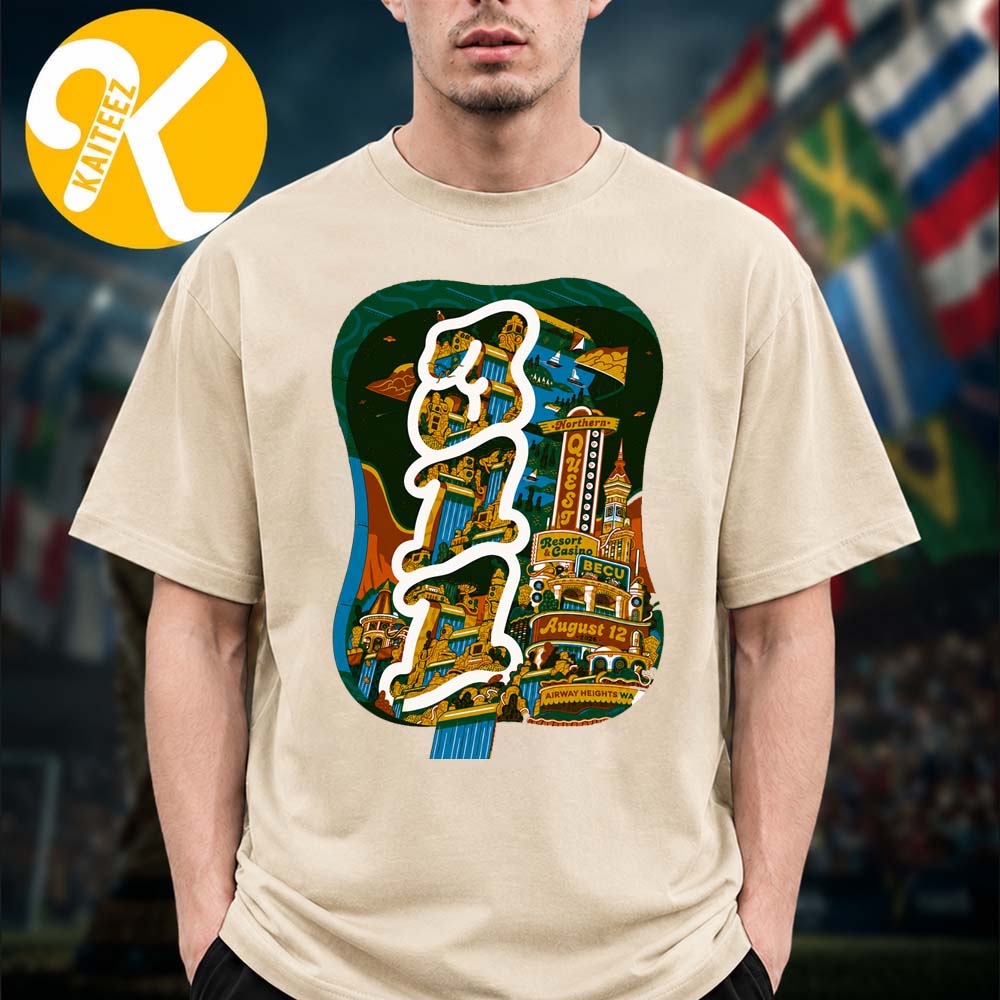 311 Band Airway Heights WA Event Poster At Northern Quest AMP In Airway Heights WA On August 12 2026 Unisex T-Shirt 311 Band Airway Heights WA Event Poster At Northern Quest AMP In Airway Heights WA On August 12 2026 Unisex T-Shirt