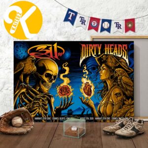 311 Band And Dirty Heads Council Bluffs IA Full Event Poster Combined At Harrah’s Stir Cove In Council Bluffs IA On August 5 2026 Home Decor Poster Canvas