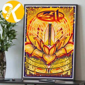 311 Band Auburn WA Event Poster At White River Amphitheatre In Auburn WA On August 13 2026 Home Decor Poster Canvas