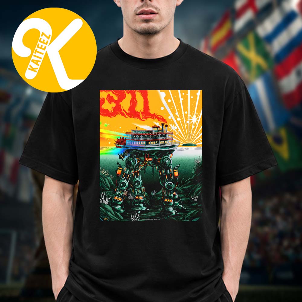 311 Band Riverside MO Event Poster At Morton Amphitheater In Riverside MO On August 4 2026 Unisex T-Shirt 311 Band Riverside MO Event Poster At Morton Amphitheater In Riverside MO On August 4 2026 Unisex T-Shirt