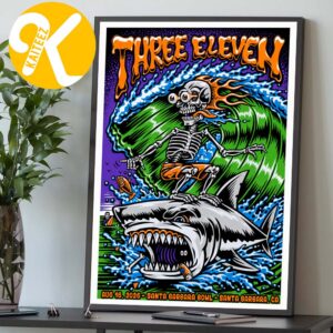 311 Band Santa Barbara CA Event Poster At Santa Barbara Bowl In Santa Barbara CA On August 16 2026 Home Decor Poster Canvas