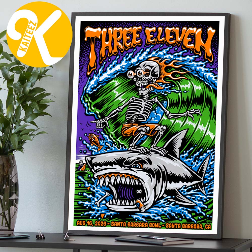311 Band Santa Barbara CA Event Poster At Santa Barbara Bowl In Santa Barbara CA On August 16 2026 Home Decor Poster Canvas 311 Band Santa Barbara CA Event Poster At Santa Barbara Bowl In Santa Barbara CA On August 16 2026 Home Decor Poster Canvas