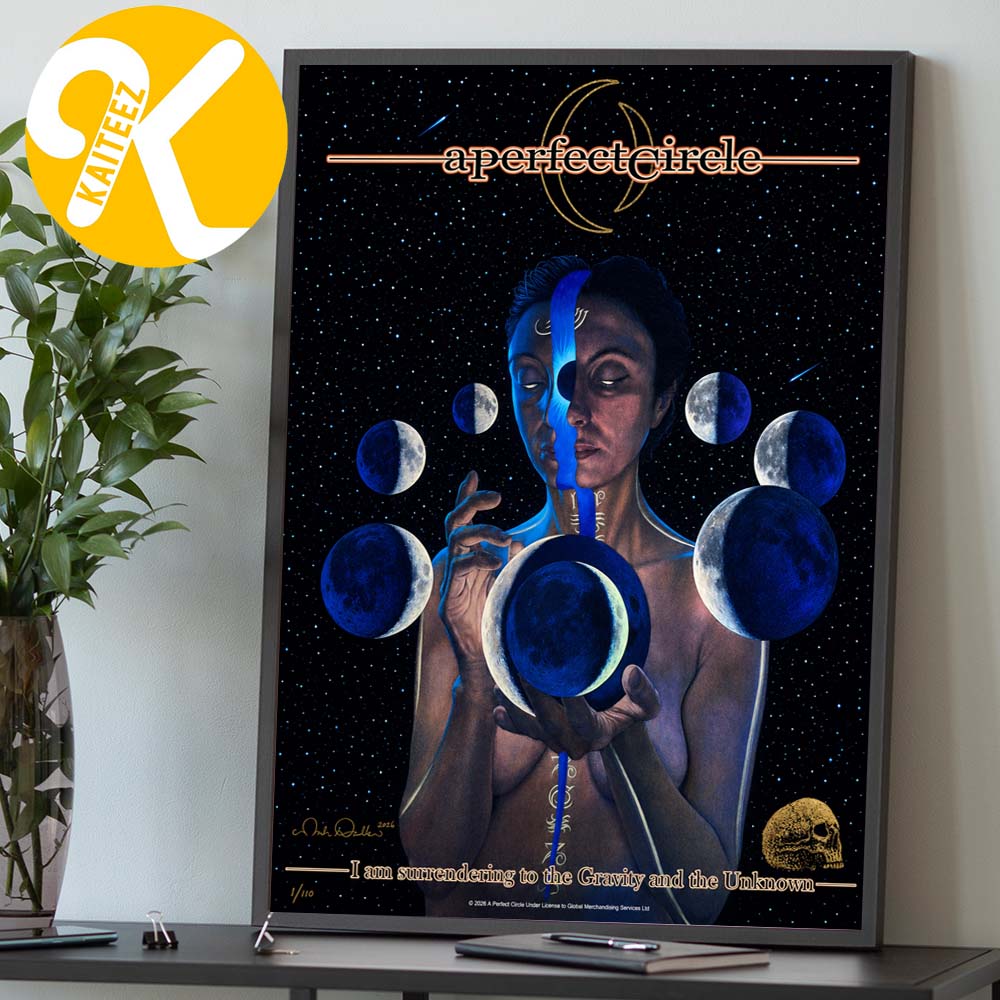 A Perfect Circle Exclusive Poster I Am Surrendering To The Gravity And The Unknown Home Decor Poster Canvas A Perfect Circle Exclusive Poster I Am Surrendering To The Gravity And The Unknown Home Decor Poster Canvas