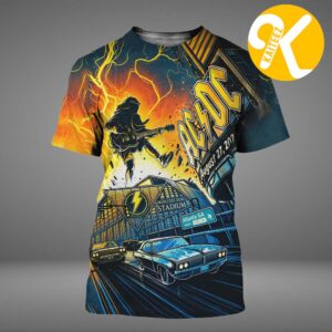 ACDC Atlanta GA Event Poster At Mercedes Benz Stadium In Atlanta GA On August 27 2026 All Over Print Shirt