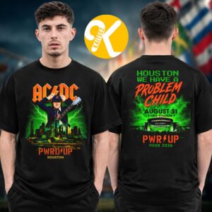 ACDC Houston TX Event Tee At NRG Stadium In Houston TX On August 31 2026 Two Sided Unisex T-Shirt