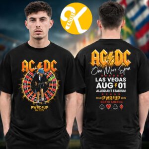 ACDC Las Vegas NV Event Tee At Allegiant Stadium In Las Vegas NV On August 1 2026 Two Sided Unisex T-Shirt