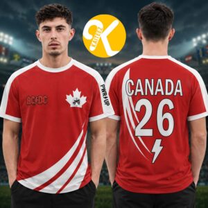 ACDC PWR UP Tour 2026 Canada Jersey Shirt