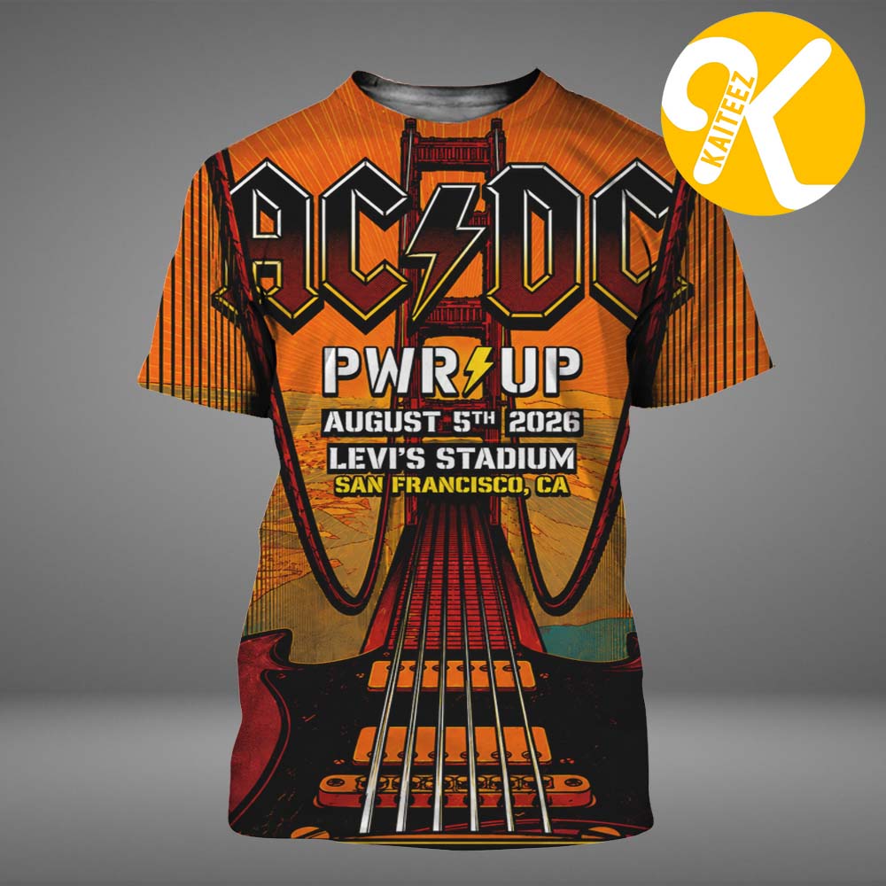 ACDC San Francisco CA Event Poster At Levi Stadium In San Francisco CA ON August 5 2026 All Over Print Shirt ACDC San Francisco CA Event Poster At Levi Stadium In San Francisco CA ON August 5 2026 All Over Print Shirt