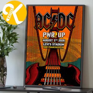 ACDC San Francisco CA Event Poster At Levi Stadium In San Francisco CA ON August 5 2026 Home Decor Poster Canvas