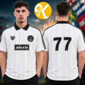 Alexisonfire Crisis Pop Up Exclusive Merch 77 Polo Shirt