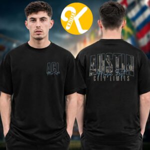 Austin City Limits Festival 2026 Merch At Zilker Metropolitan Park In Austin TX On October 2-4  9-11 2026 Skyline Green Two Sided Unisex T-Shirt