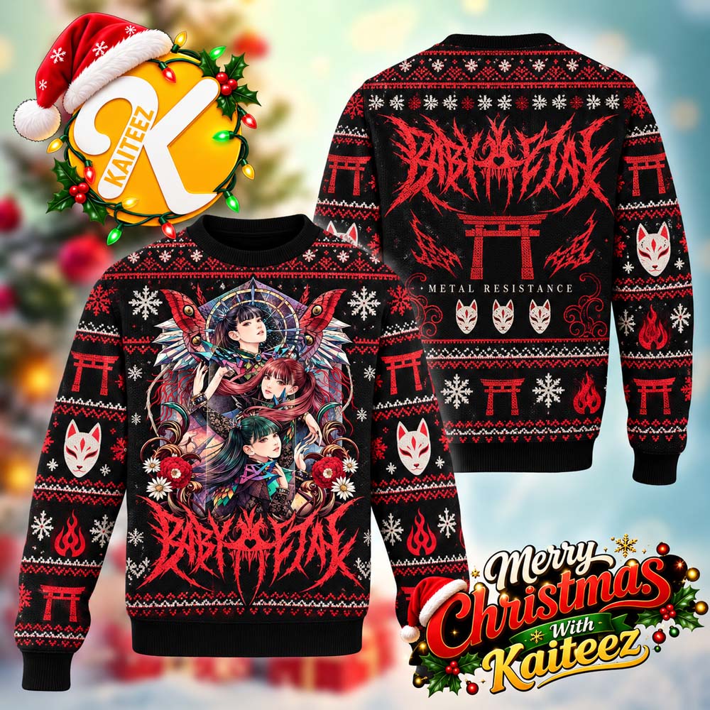 Babymetal Metamorphosis Best Gift For Fans Ugly Chritmas Sweater Babymetal Metamorphosis Best Gift For Fans Ugly Chritmas Sweater