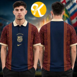 Barcelona x Nike x Dior Special Edition Heritage Polo Shirt