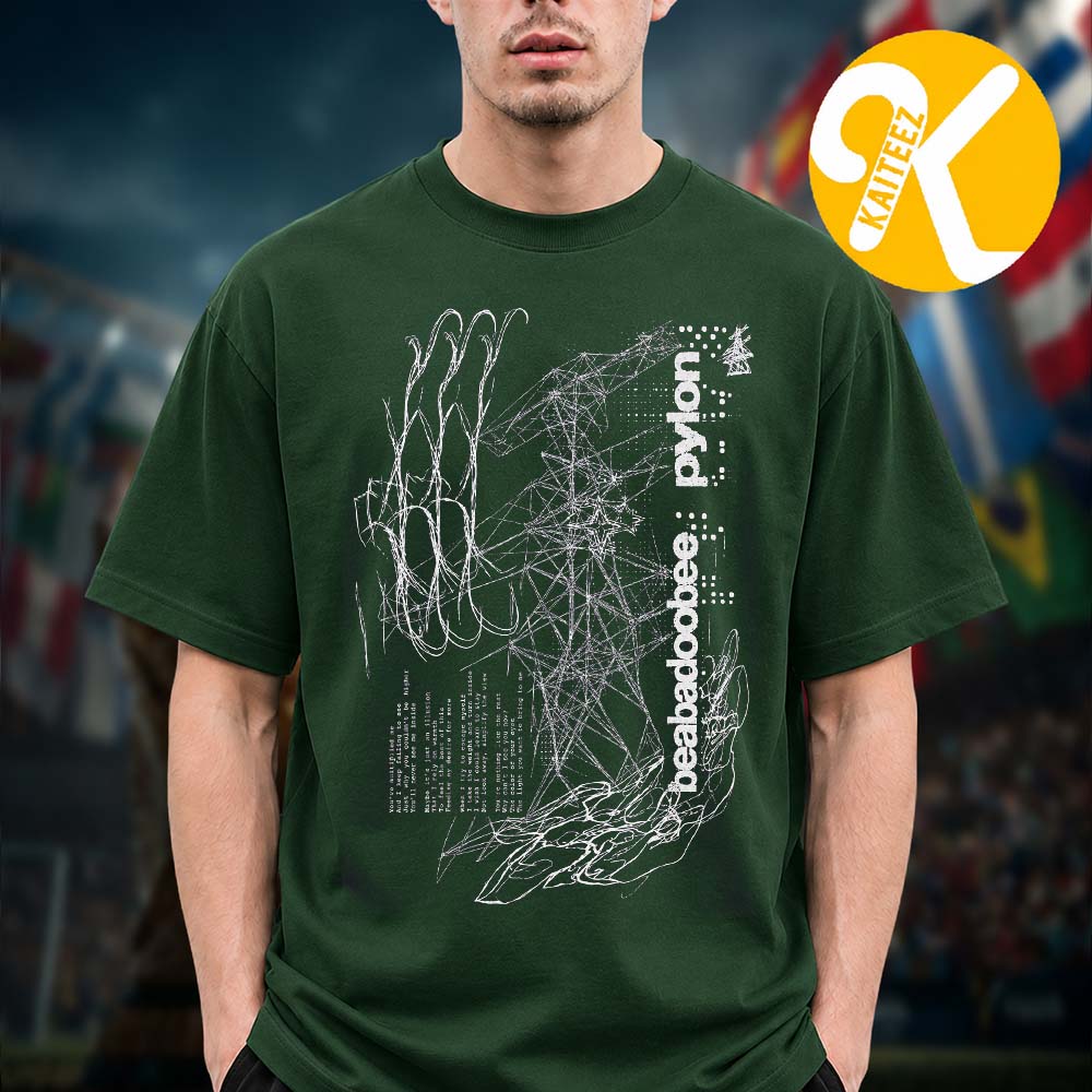 Beabadoobee Merch The Powerlines Tour 2026 Pylon Green Unisex T-Shirt Beabadoobee Merch The Powerlines Tour 2026 Pylon Green Unisex T-Shirt