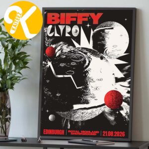Biffy Clyro Edinburgh Exclusive Event Poster At Royal Highland Showgrounds In Edinburgh On August 21 2026 Home Decor Poster Canvas
