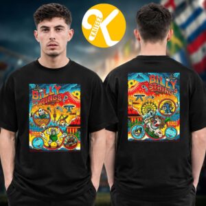 Billy Strings Ionia MI Event Poster 2 Nights At Ionia Freak Fair In Ionia MI On August 28 29 2026 Two Sided Unisex T-Shirt
