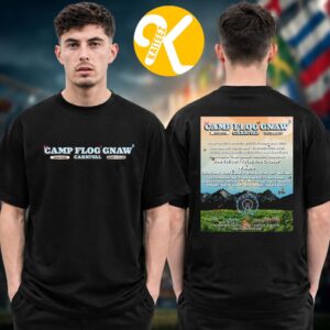 Camp Flog Gnaw Carnival 2026 At Dodger Stadium On November 14 15 2026 Line Up Two Sided Unisex T-Shirt