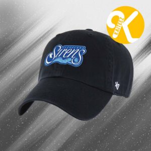 Cleveland Sirens WNBA Merch Black Primary Logo Classic Cap Hat Snapback