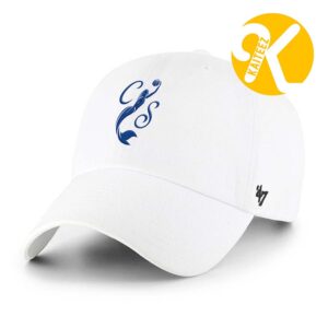 Cleveland Sirens WNBA Merch White Secondary Logo Classic Cap Hat Snapback