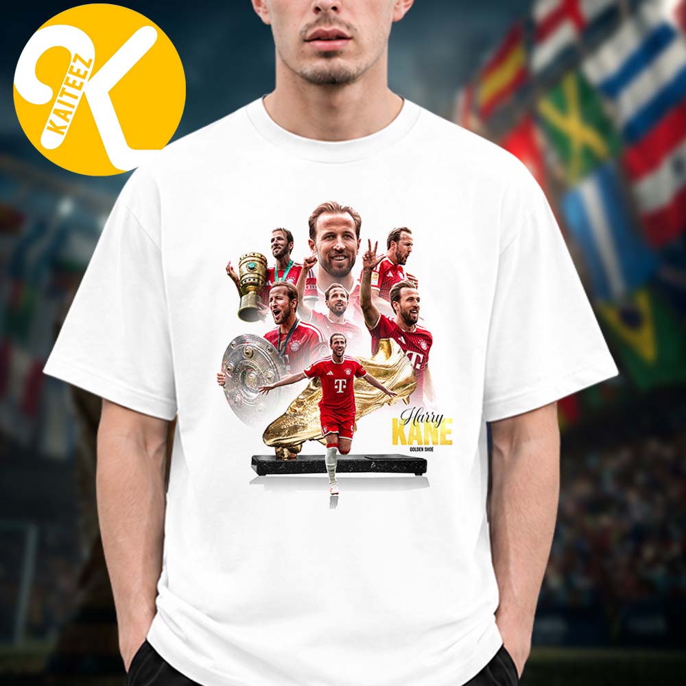 Congrats Harry Kane FC Bayern Munich Golden Shoes Winner 2026 The Best Player In The World Unisex T-Shirt Congrats Harry Kane FC Bayern Munich Golden Shoes Winner 2026 The Best Player In The World Unisex T-Shirt