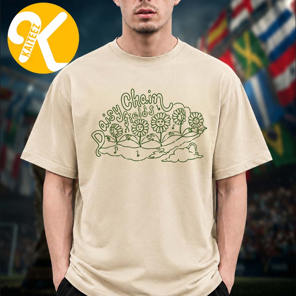 Daisy Chain Fields Festival 2026 Merch At Great Park Live In Irvine CA On August 29 2026 Illustration Unisex T-Shirt Daisy Chain Fields Festival 2026 Merch At Great Park Live In Irvine CA On August 29 2026 Illustration Unisex T-Shirt