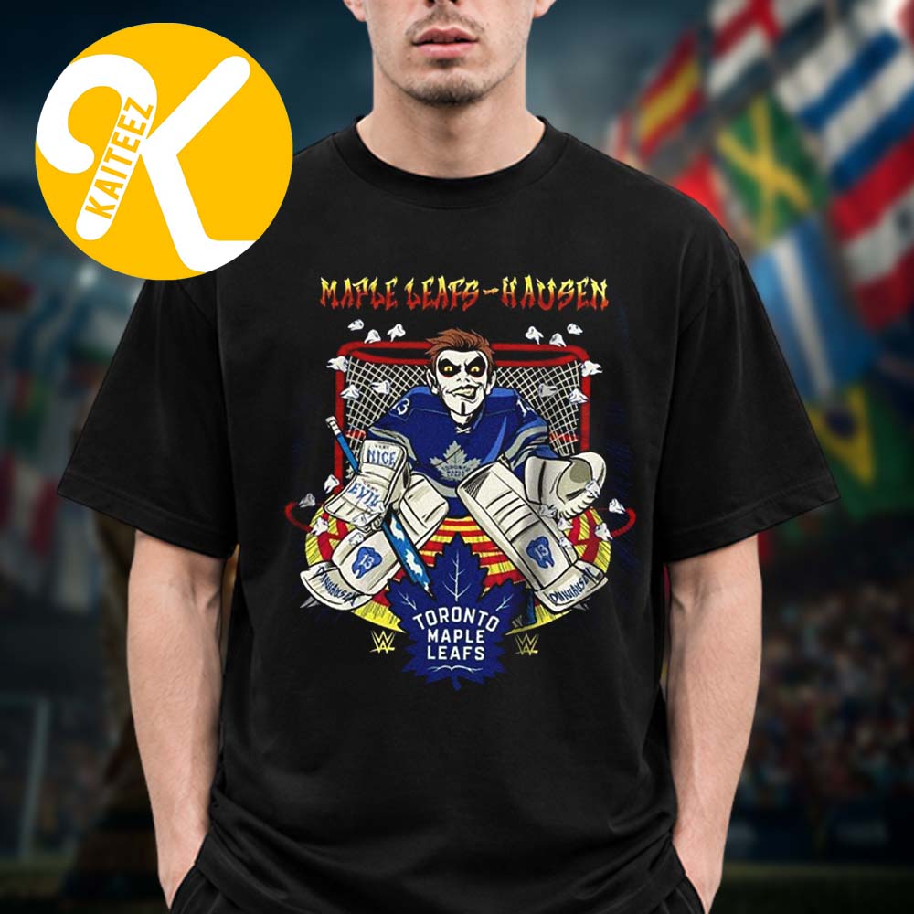 Danhausen WWE x Toronto Maple Leafs Exclusive Merch Danhausen Leaf Collab Unisex T-Shirt Danhausen WWE x Toronto Maple Leafs Exclusive Merch Danhausen Leaf Collab Unisex T-Shirt