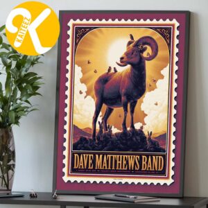Dave Matthews Band Greenwood Village CO Event Poster At Fiddler’s Green Amphitheater In Greenwood Village CO On August 28 29 2026 Home Decor Poster Canvas