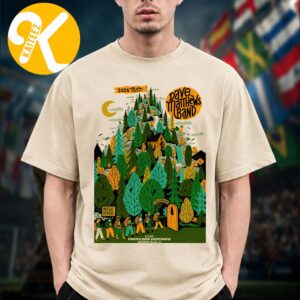 Dave Matthews Band Greenwood Village CO Poster Night 1 At Fiddler’s Green Amphitheatre In Greenwood Village CO On August 28 2026 Unisex T-Shirt