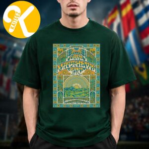 Dave Matthews Band Greenwood Village CO Poster Night 2 At Fiddler’s Green Amphitheatre In Greenwood Village CO On August 29 2026 Unisex T-Shirt