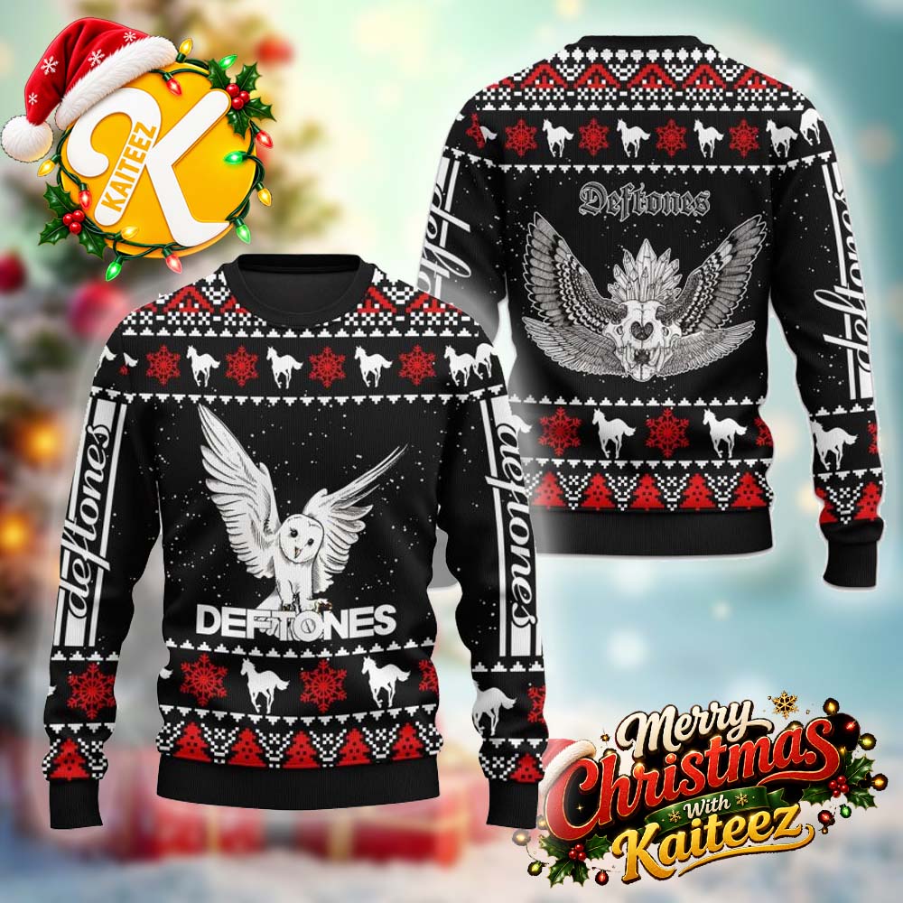 Deftones Best Give For Fans On Holiday Ugly Christmas Sweater Deftones Best Give For Fans On Holiday Ugly Christmas Sweater