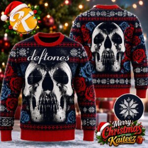 Deftones Deftones Album Cover Ugly Christmas Sweater