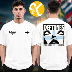 Deftones London UK Event Tee Live In London EU UK Summer Tour 2026 On August 23 2026 Graphic Eyes Two Sided Unisex T-Shirt